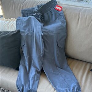 Spanx Gray Cargo Jogger Pants